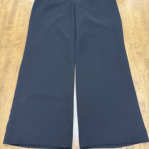 Le Suit satin blazer pant suit set women's 14P petite black 2 piece formal event - Picture 11 of 16